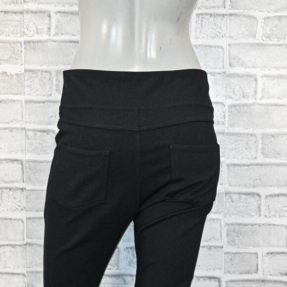 The Reset R LABEL Women's Black Stretch Skinny Ponte Pants size Large - Picture 9 of 9